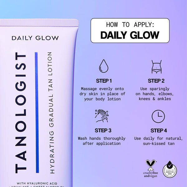 Tanologist Daily Glow Gradual Tan Medium to Dark Hydrating GOODS Superdrug   