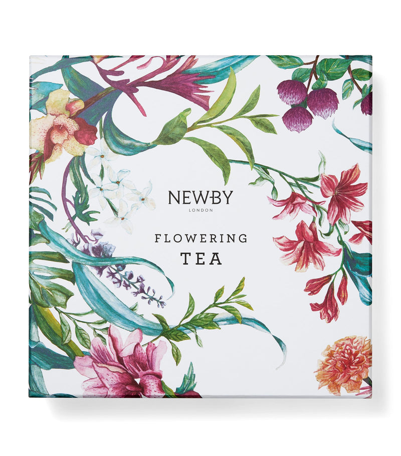 Newby flowering tea set with five blends 110g, imported from the UK