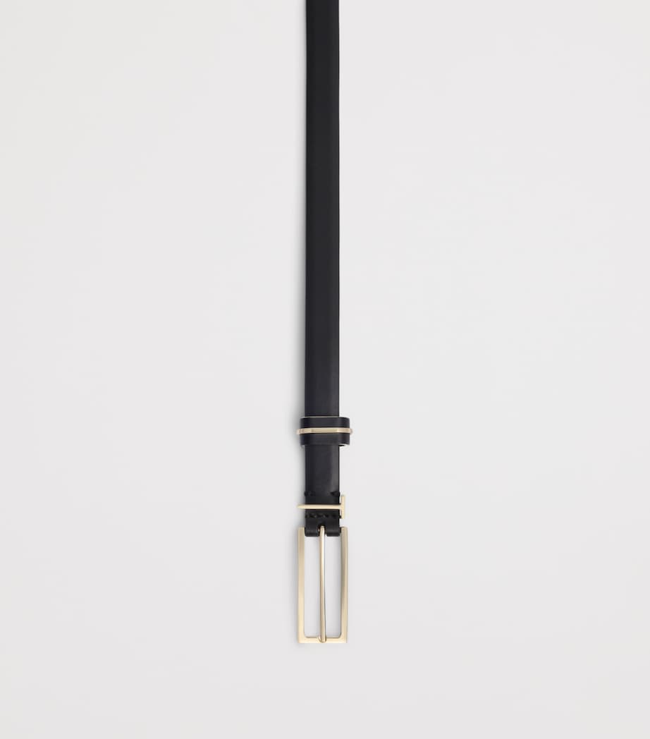Tom Ford leather T Icon belt 1.5cm, imported from the UK
