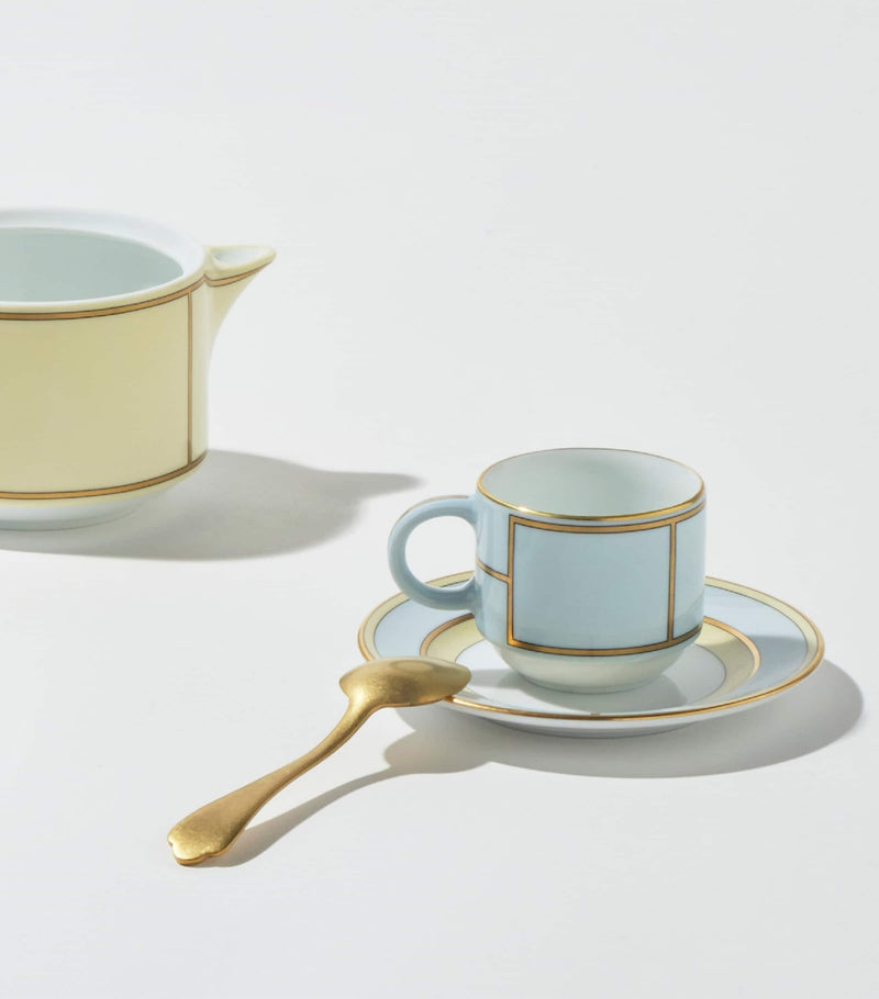 GINORI 1735 Celeste coffee cup 85ml - British product