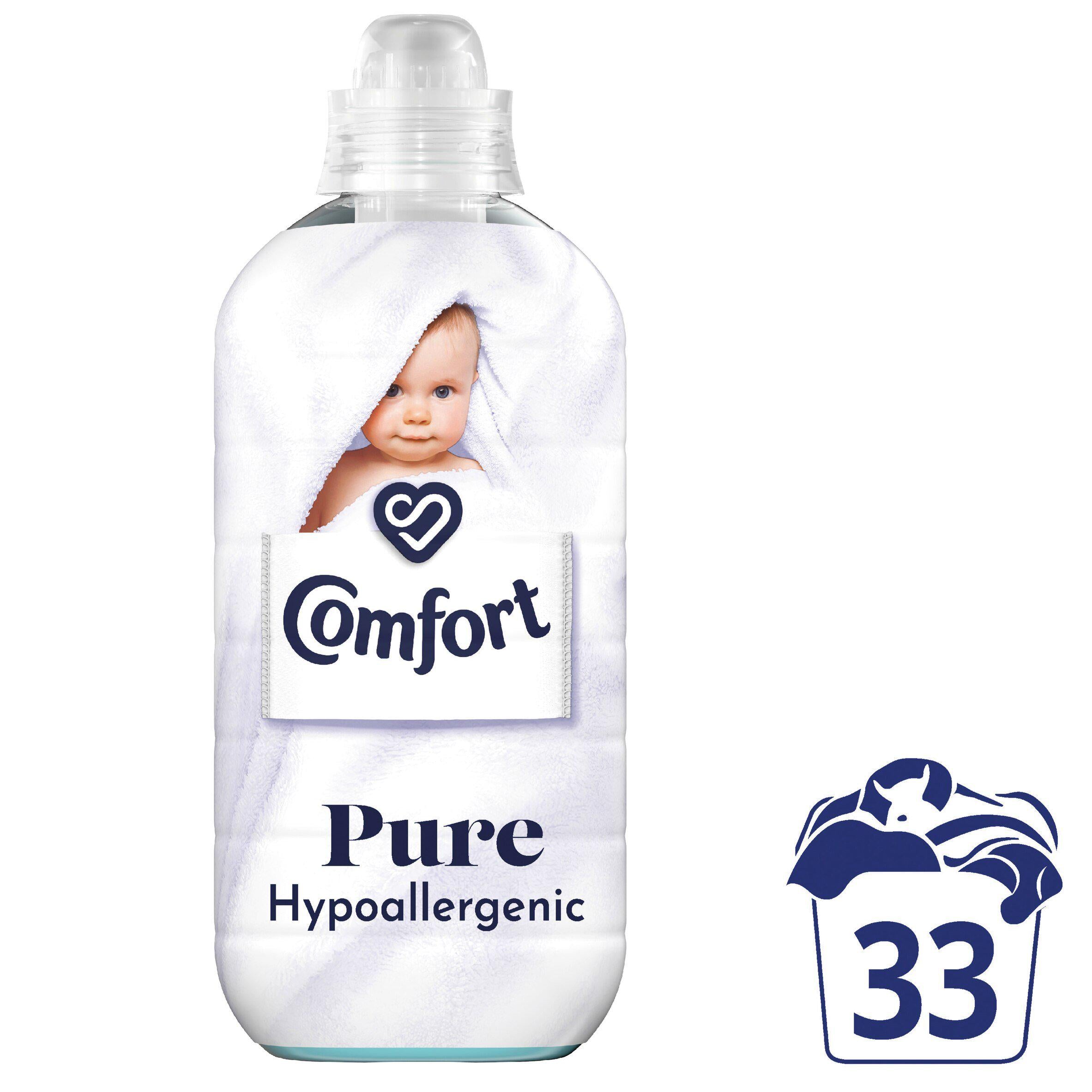 Comfort Fabric Conditioner Pure 33 Washes 990ml essentials Sainsburys   