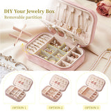 Livingandhome portable jewellery storage box with PU leather (British brand)