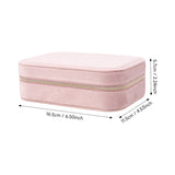 Livingandhome portable jewellery storage box with PU leather (British brand)