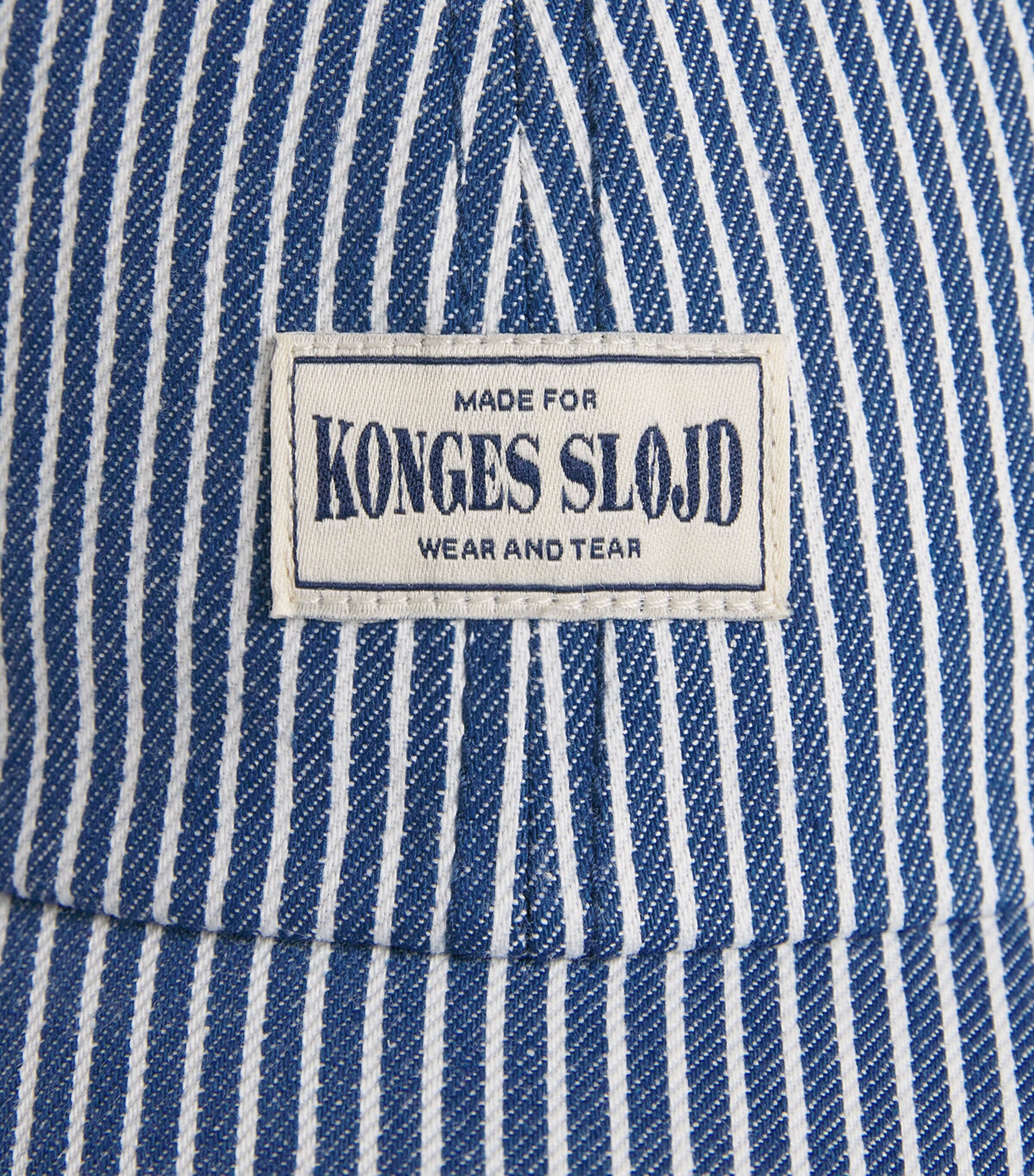 KONGES SLOJD Organic Cotton Stripe Baby Hat, UK version