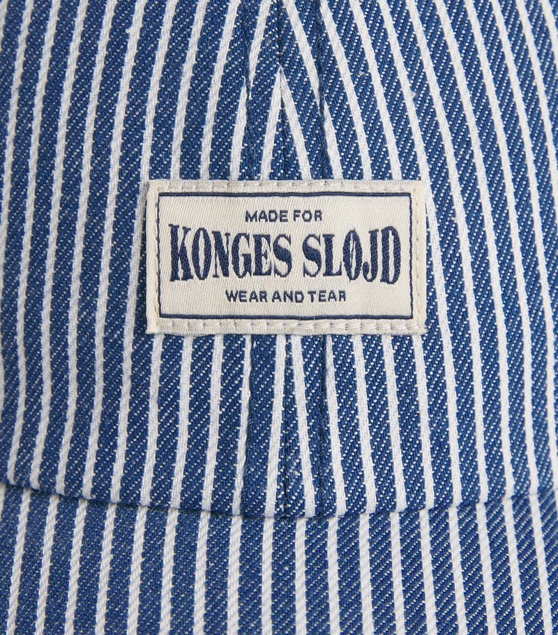 KONGES SLOJD Organic Cotton Stripe Baby Hat, UK version