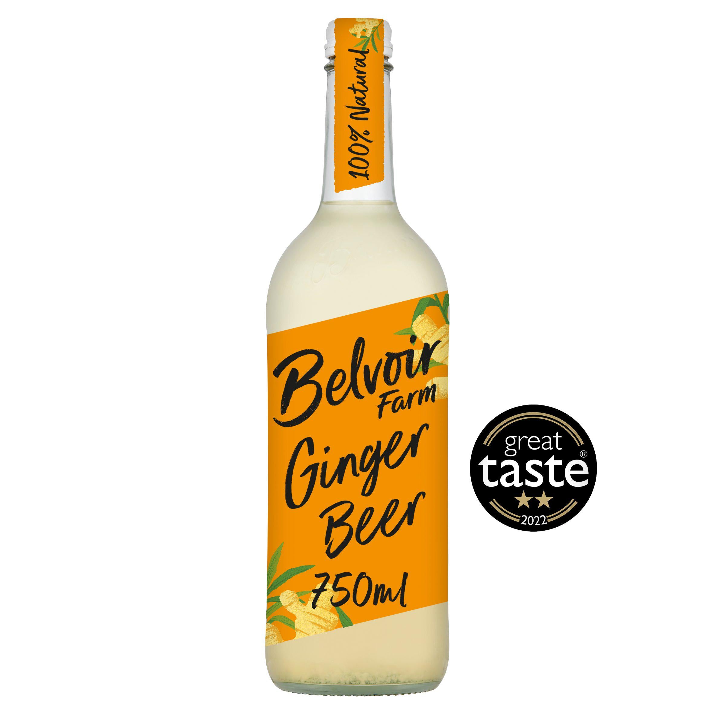 Belvoir Fresh Root Ginger Beer 750ml (Sugar levy applied) Adult soft drinks Sainsburys   