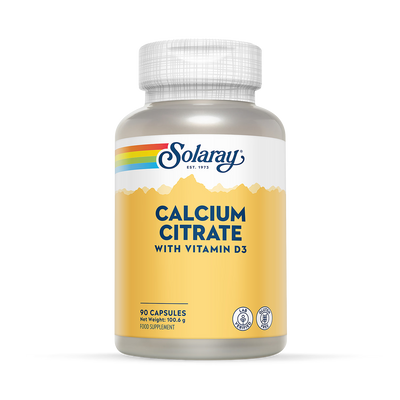 Holland & Barrett Solaray Calcium Citrate with Vitamin D 90 Capsules- Buy online at McGrocer