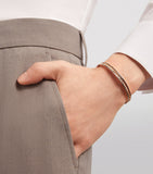 Bvlgari B.zero1 bangle rose gold ceramic, imported from the UK
