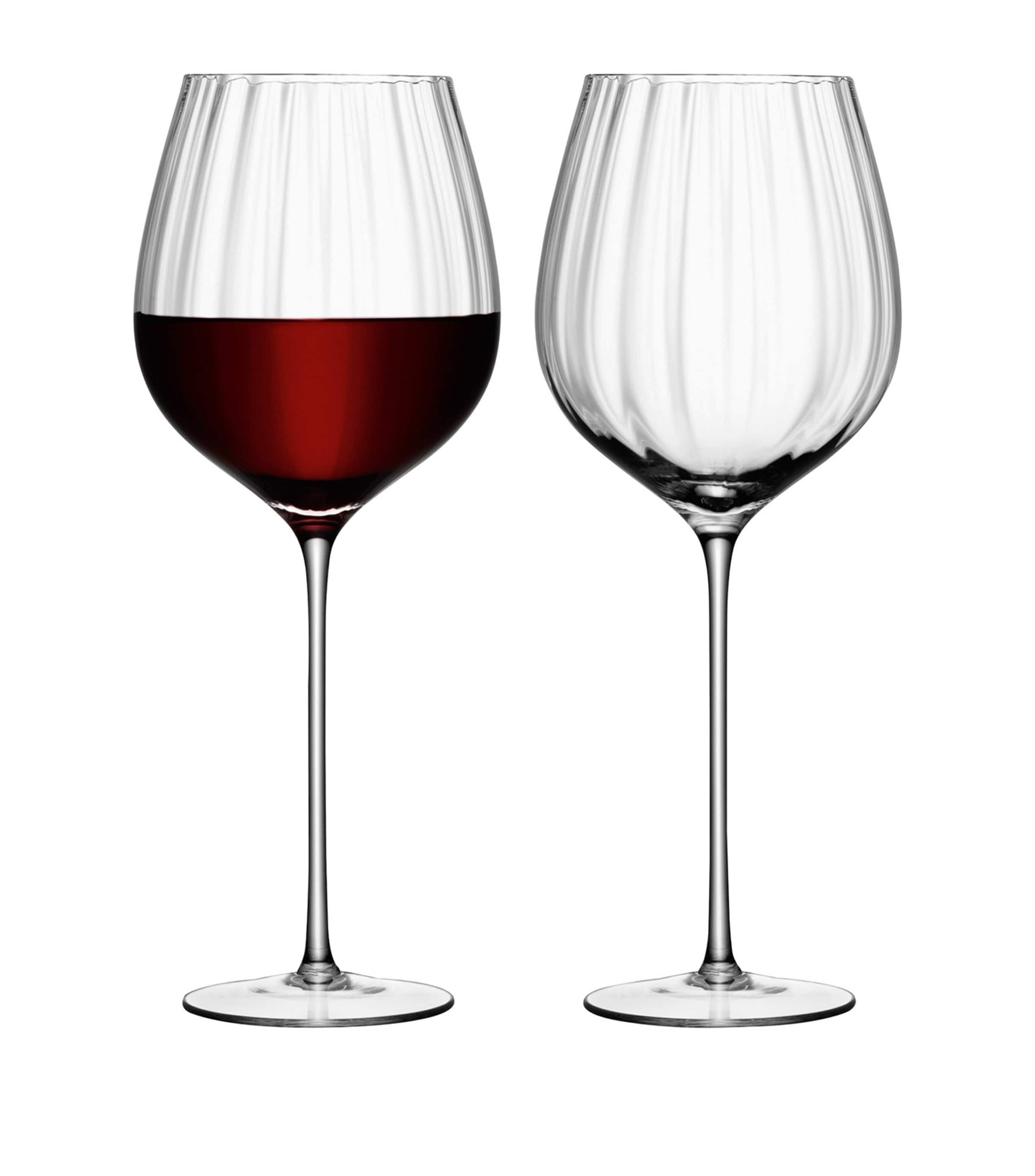 LSA International Aurelia red wine glasses set of 2 660ml, UK version