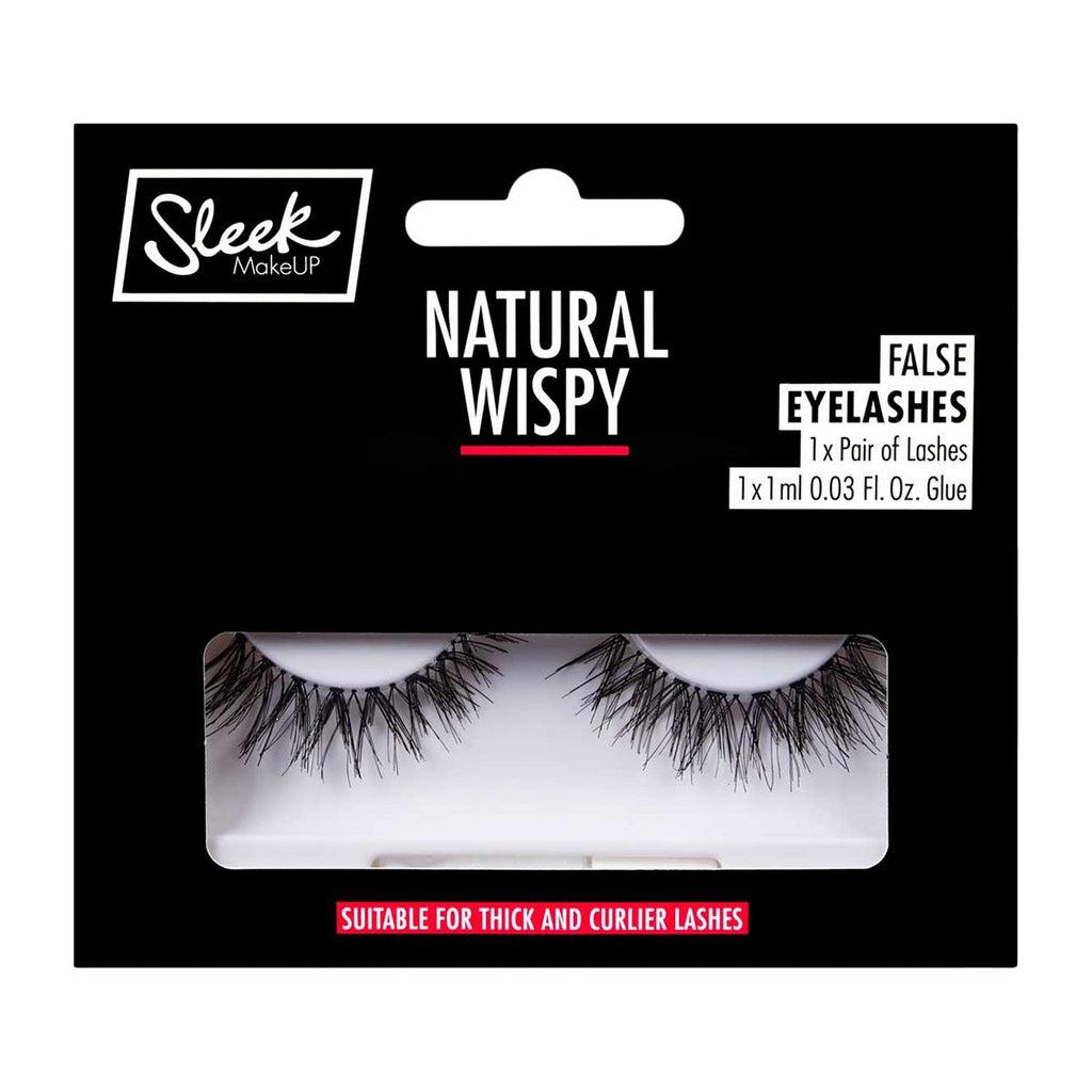 Sleek MakeUP False Eyelashes - Natural Wispy