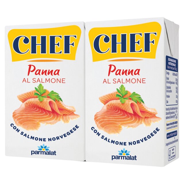 Chef Parmalat Flavoured Salmon Cooking Cream   2 x 125ml