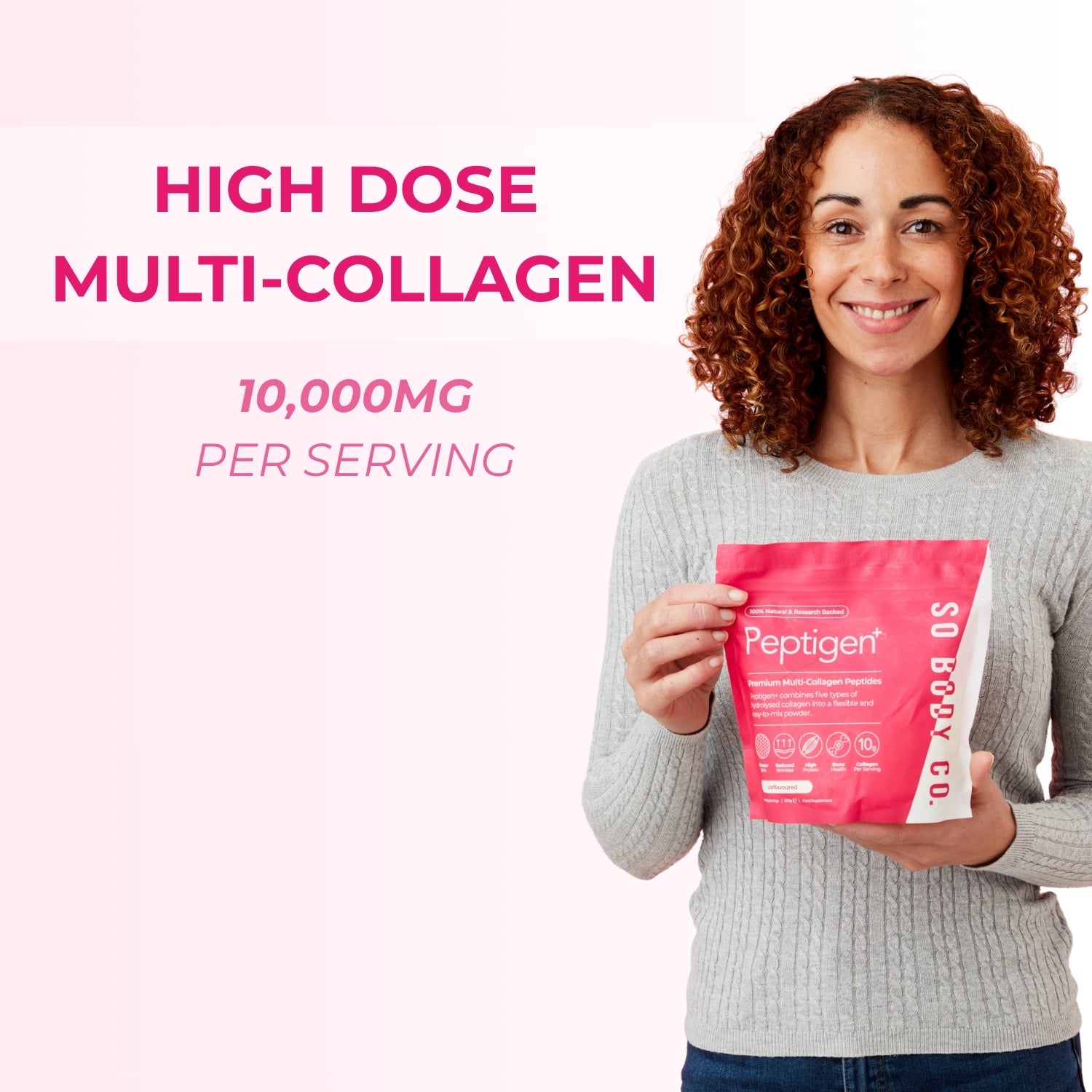 So Body Co collagen supplement multi collagen 30 servings - British product
