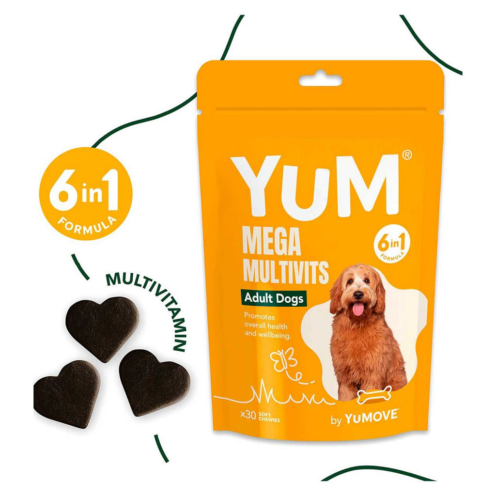 YuM® Mega Multivits Adult Dog - 30 Soft Chewies