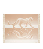 Cartier cashmere Reflecting Panthère de Cartier blanket 190cm x 140cm - British product