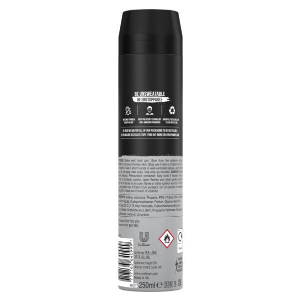 Lynx Anti-Perspirant Deodorant Spray Aerosol Xxl Black 250ml GOODS Superdrug   