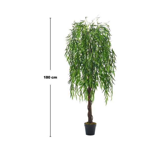 Livingandhome artificial willow tree 180cm, UK version