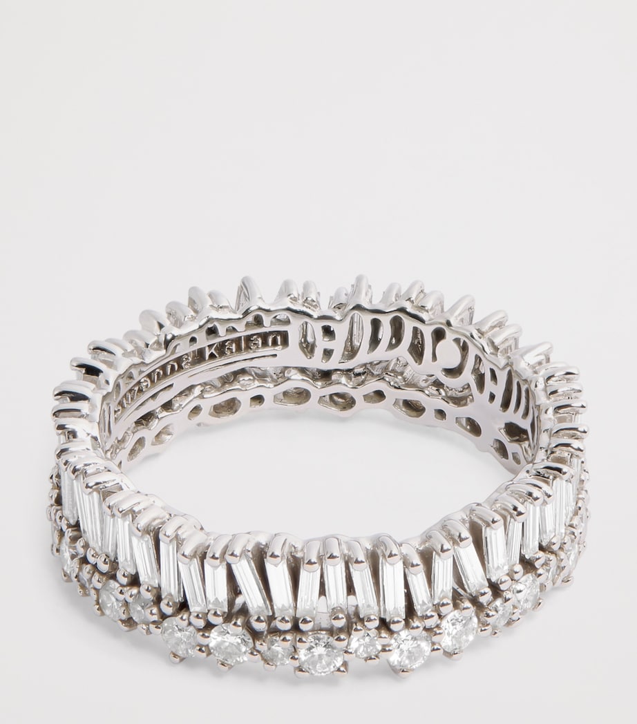 Suzanne Kalan Classic Short Stack eternity ring (British brand)