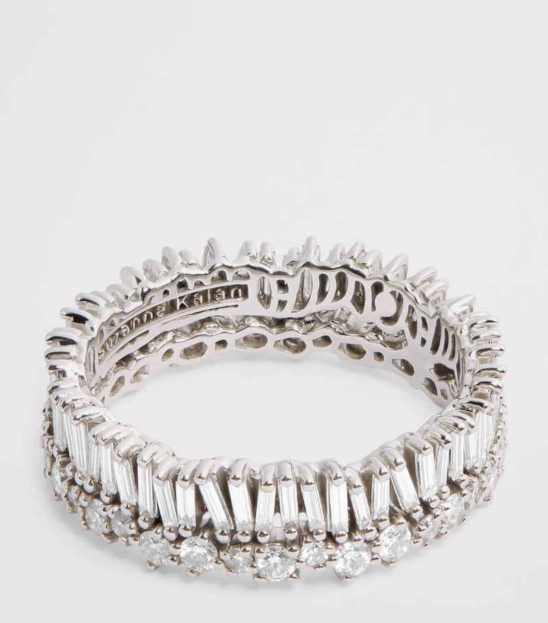 Suzanne Kalan Classic Short Stack eternity ring (British brand)