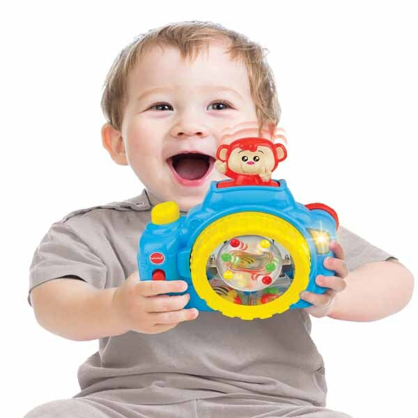 Winfun baby twin pack selfie phone and pop-up monkey camera, UK version