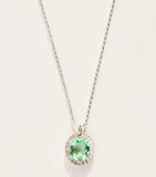 Bleue Burnham sapphire pendant necklace sterling silver, UK version