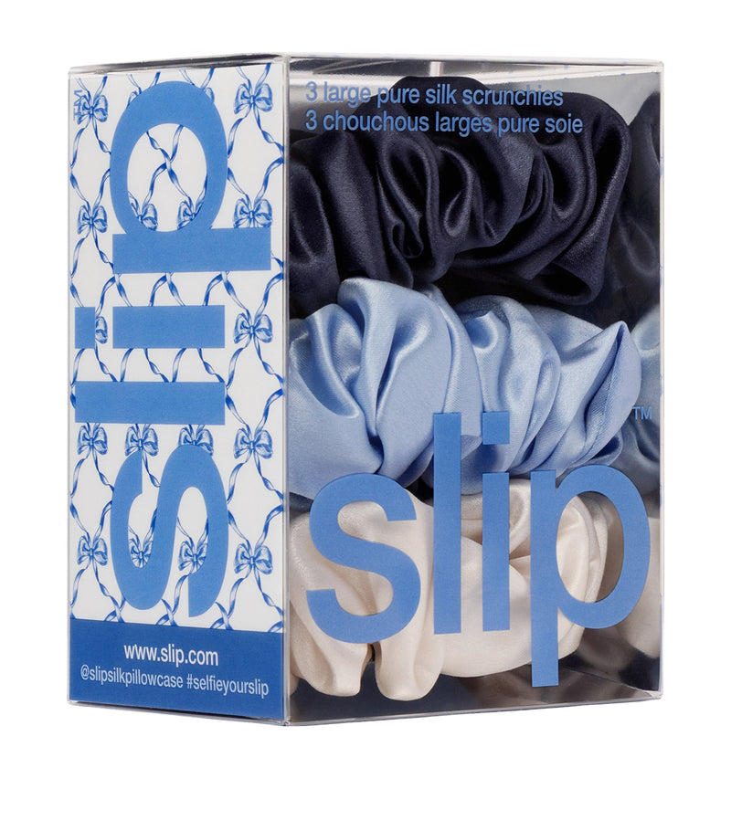 Slip pure silk large scrunchies pack of 4, UK version