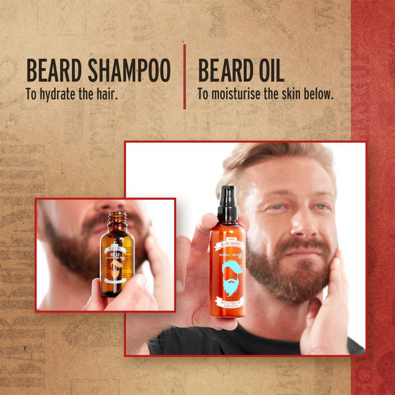 Wahl beard trimmer gift set with oil and wash, UK version