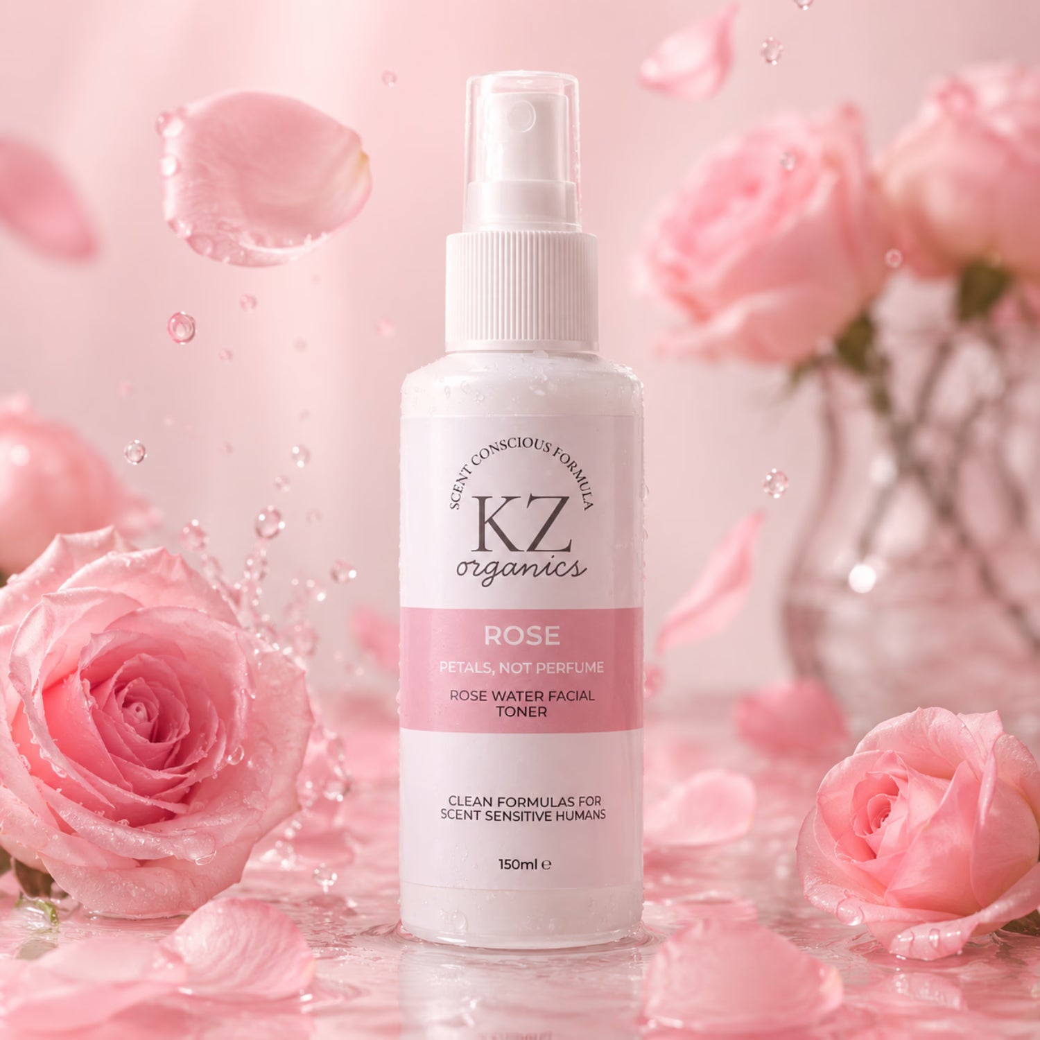 KZ Organics Rose & Aloe Toner 150ml, UK version