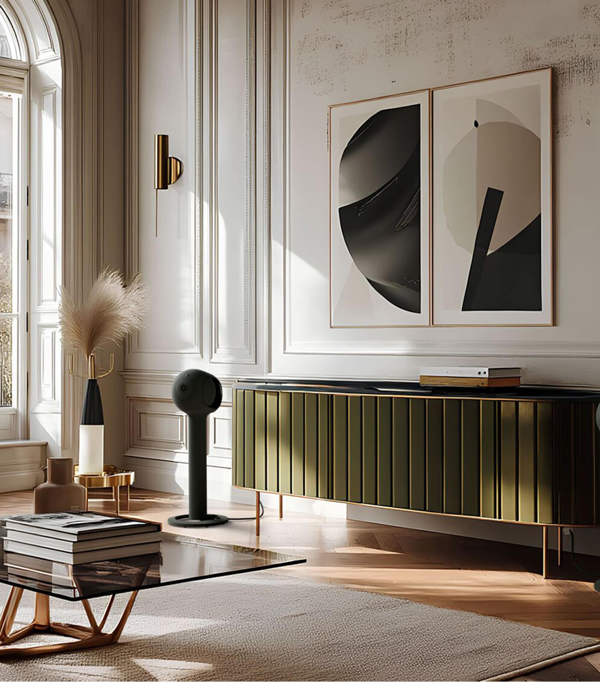 Devialet Tree Phantom Ultimate 108 dB speaker stand - British product