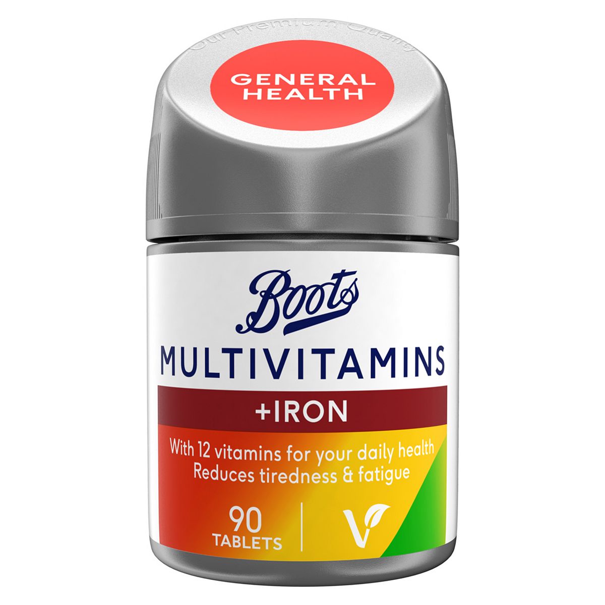 Boots Multivitamins with Iron 90 Tablets (3 month supply) GOODS Boots   