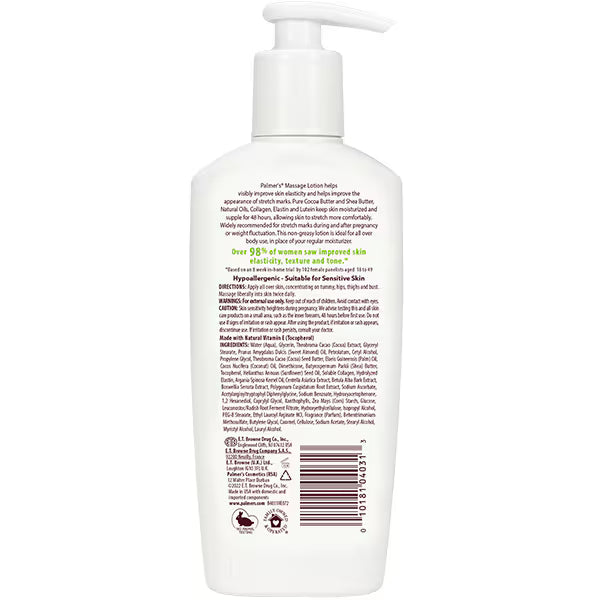 Palmer's Stretch Mark Lotion Cocoa Butter 250ml, imported from the UK