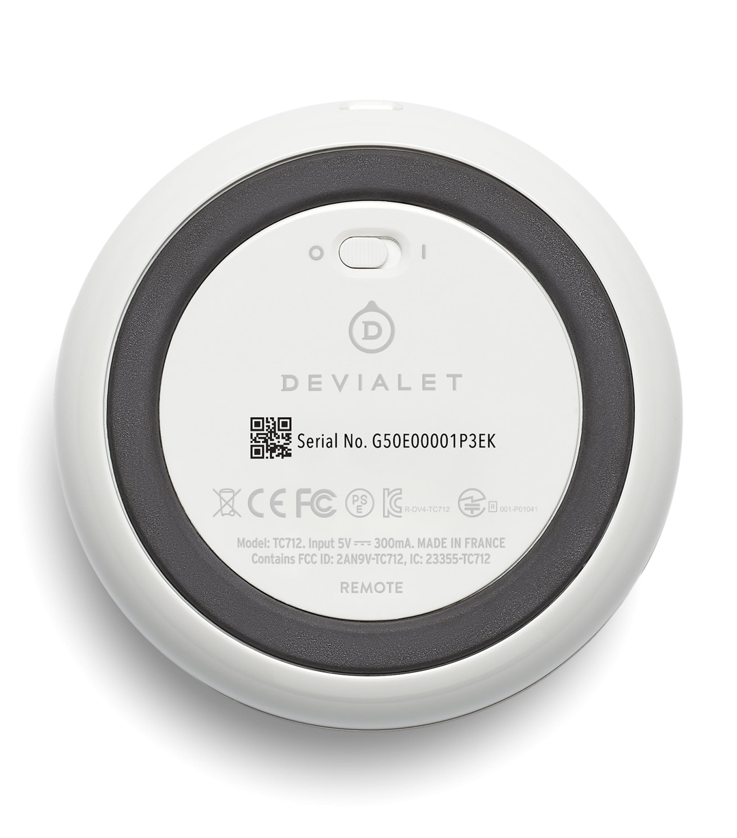 Devialet remote control for Phantom speaker - British product