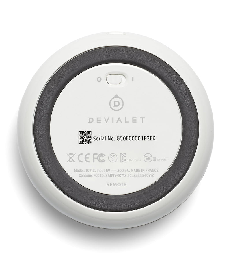 Devialet remote control for Phantom speaker - British product
