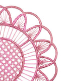 Aquazzura sunflower placemat bubblegum pink set of two - British product