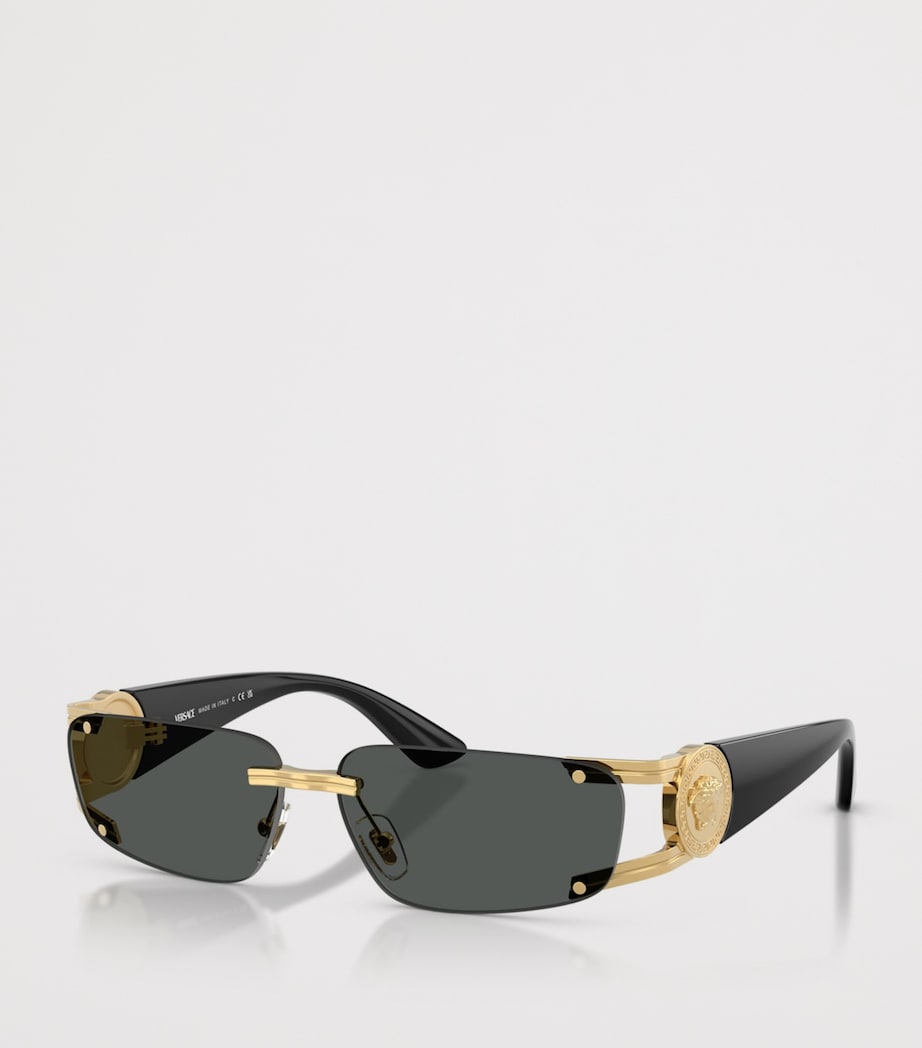 Versace metal VE2291 rectangle sunglasses (British brand)