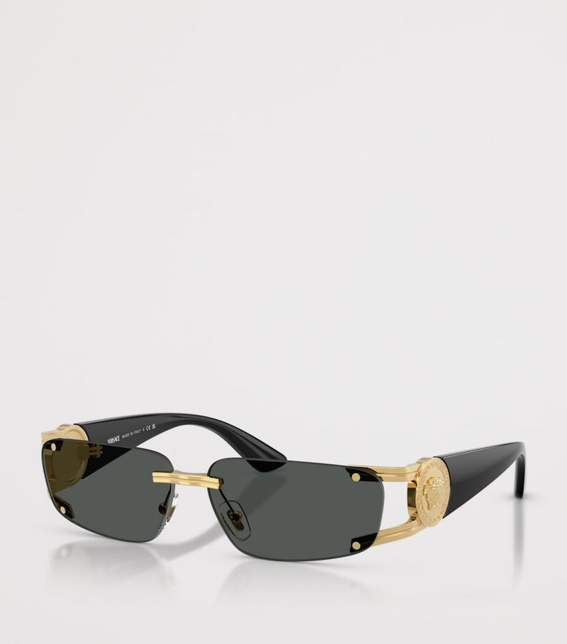 Versace metal VE2291 rectangle sunglasses (British brand)