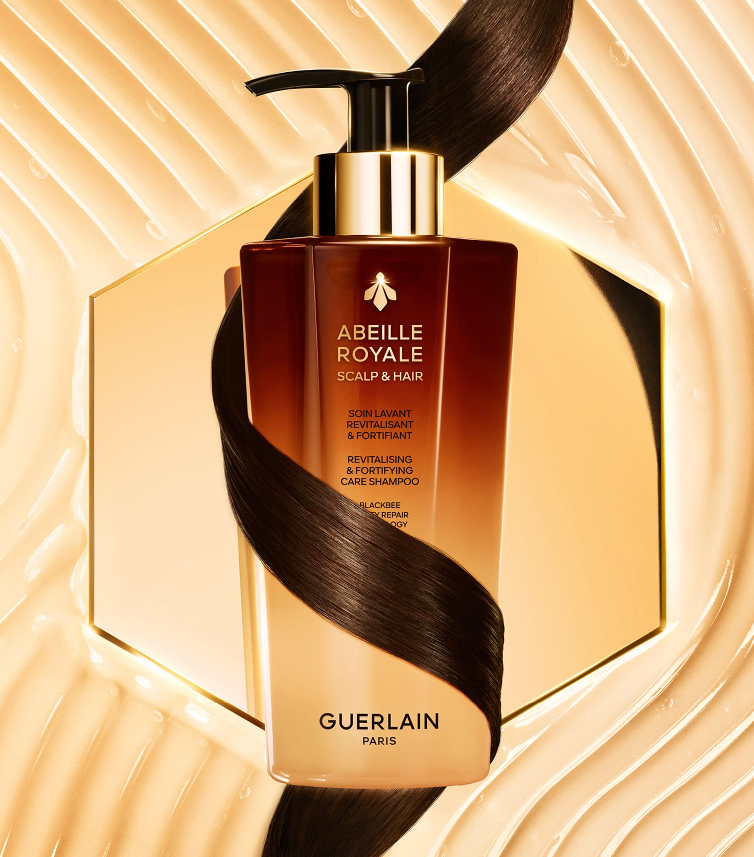 Guerlain Abeille Royale Revitalising and Fortifying Care Shampoo 290ml, UK version