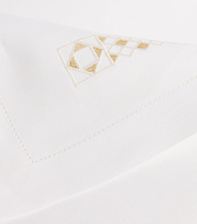 Dea Linbrodert Liri Dukekant 50 cm x 210 cm
