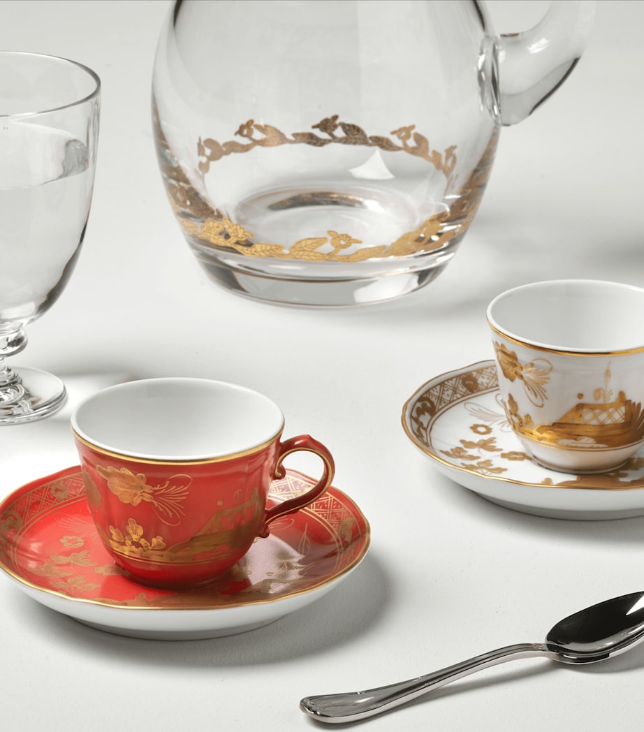 GINORI 1735 floral print coffee cup 120ml, UK version