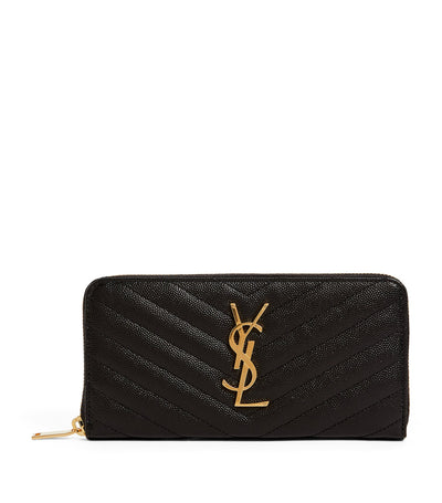 Harrods Saint Laurent Women's Small Leather Wallet- Buy online at McGrocer