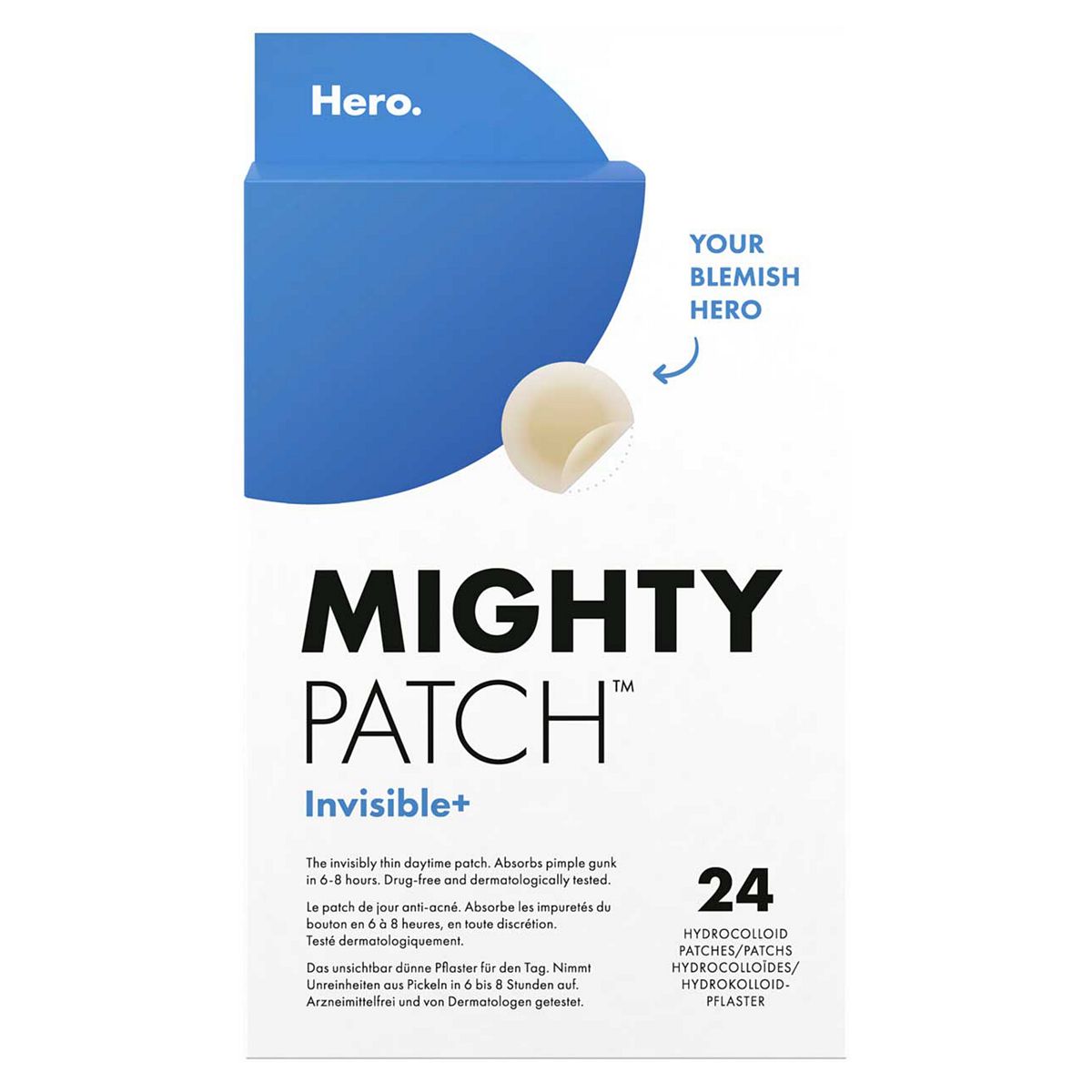 Hero Mighty Pimple Patches Invisible+ 24 GOODS Boots   