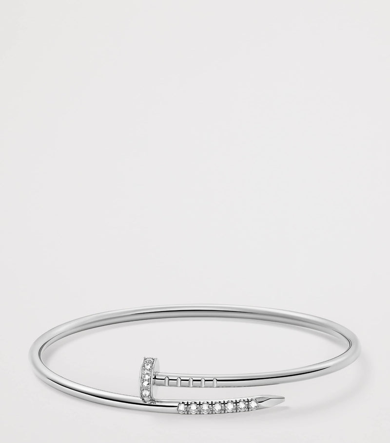 Cartier white gold diamond Juste Un Clou bracelet - British product