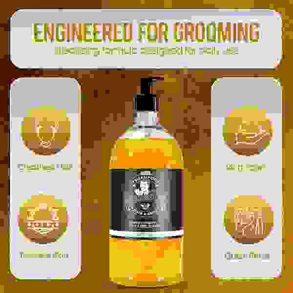 Dapper Dan 2-in-1 hair and body shampoo 1 litre British product