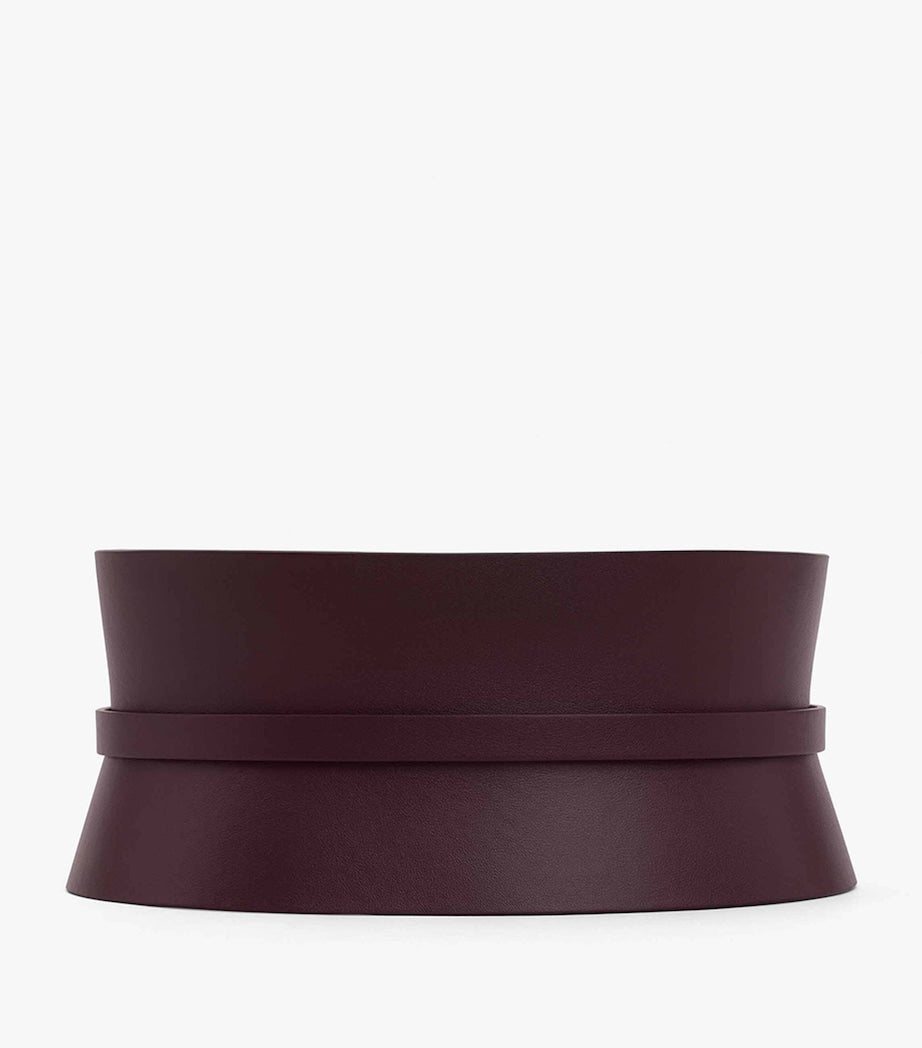 Alaïa leather bustier belt 12cm (British brand)