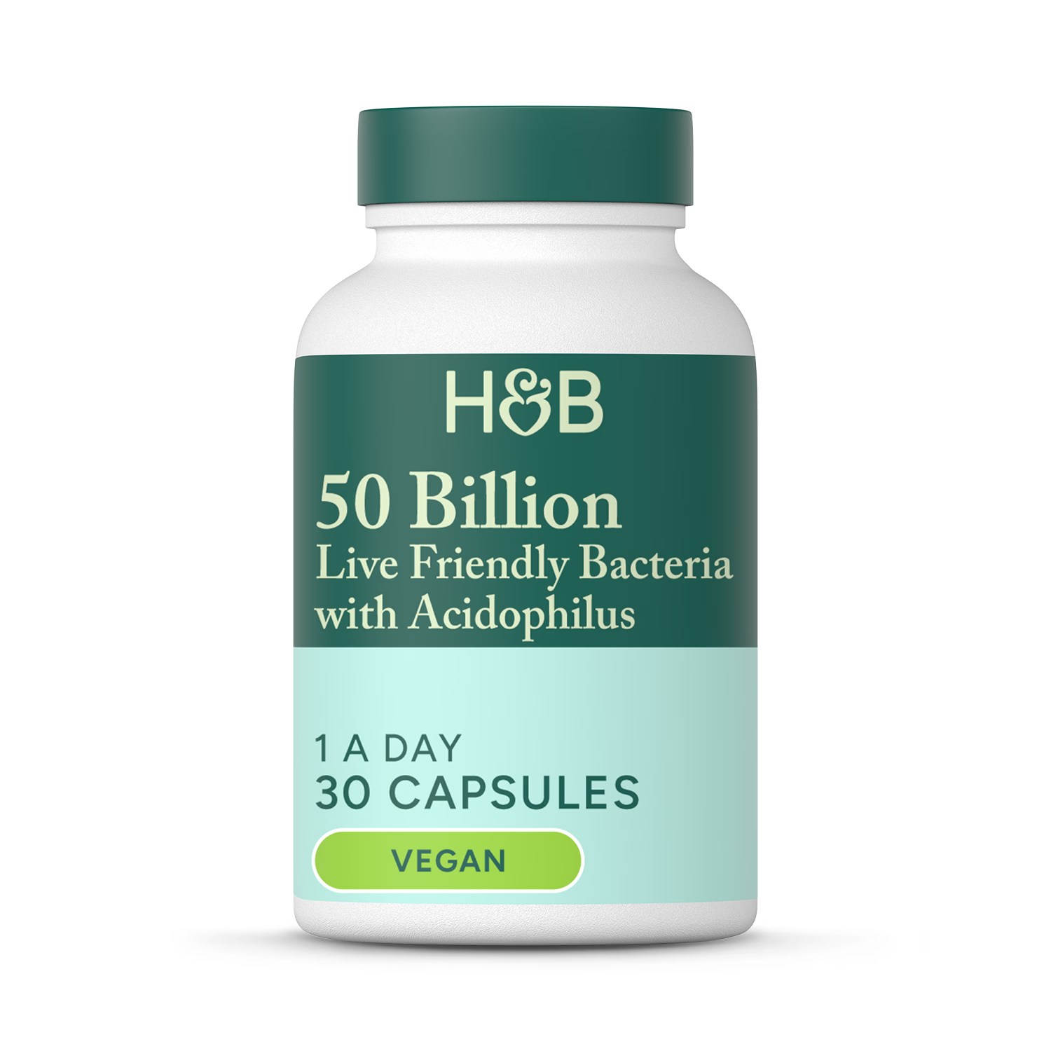 Holland & Barrett Friendly Bacteria 50 Billion 30 Capsules, UK version