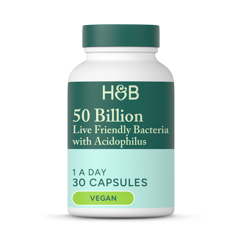 Holland & Barrett Friendly Bacteria 50 Billion 30 Capsules, UK version