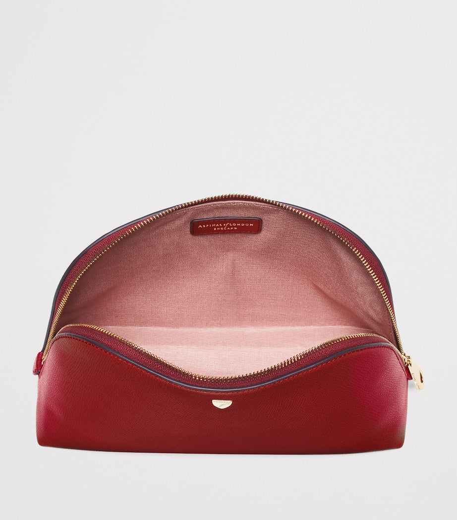 Aspinal of London large grained leather cosmetics case, UK version