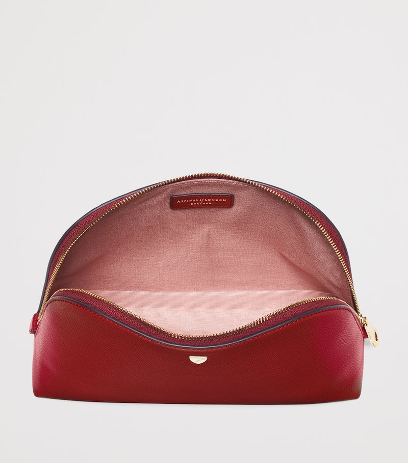 Aspinal of London large grained leather cosmetics case, UK version
