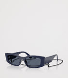 Vogue Pillow chain sunglasses in deep navy - British product
