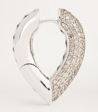 Engelbert Big White Gold and Diamond Drop Link Earrings - British product