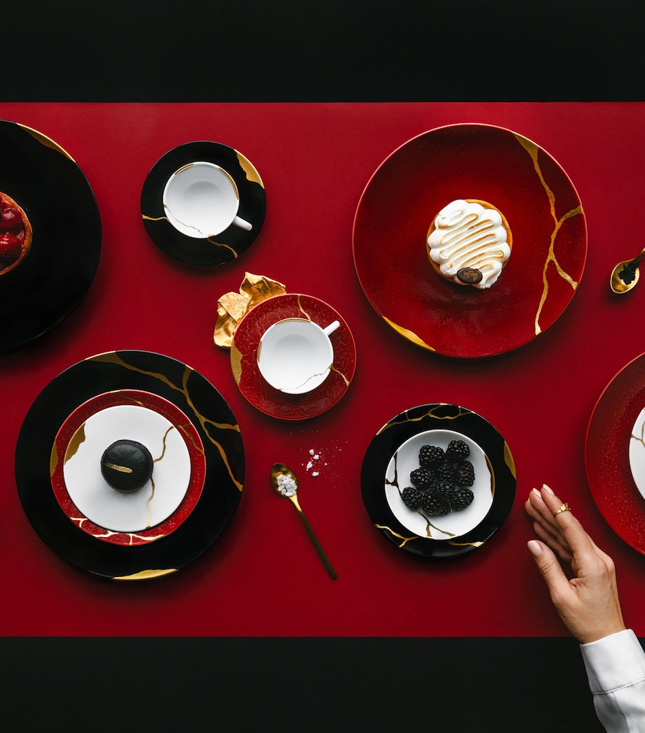 Bernardaud Kintsugi Rouge Empereur dessert plate 21cm - British product